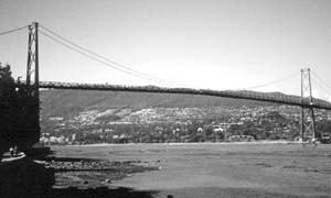 Vancouver, the Lions Gate Bridge